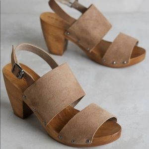 Anthropologie Kelsi Dagger Brea Suede Sandals
